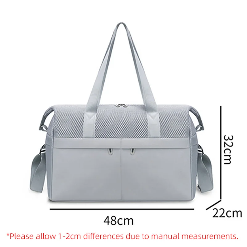 Unisex Luggage Bags Large Travel Handbag Breathable Commute Shoulder Bag Waterproof Sport Fitness DayPack Expandable Yoga Pack