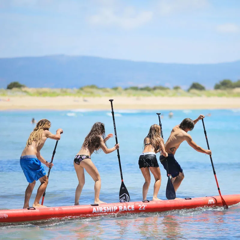 AQUAMARIN AIRSHIP RACE 4 PERSON SUP board 670cm inflatable stand up paddle board club team multi-person water sport double layer