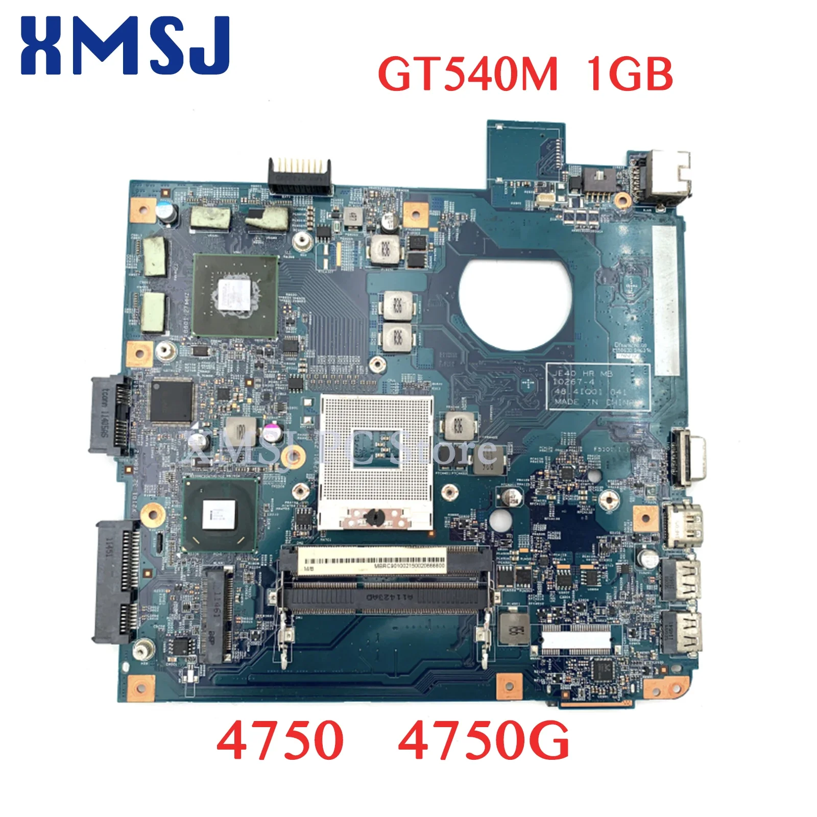 

XMSJ For Acer Aspire 4750 4750G Laptop Motherboard GT540M 1GB HM65 DDR3 MAIN BOARD Full Test