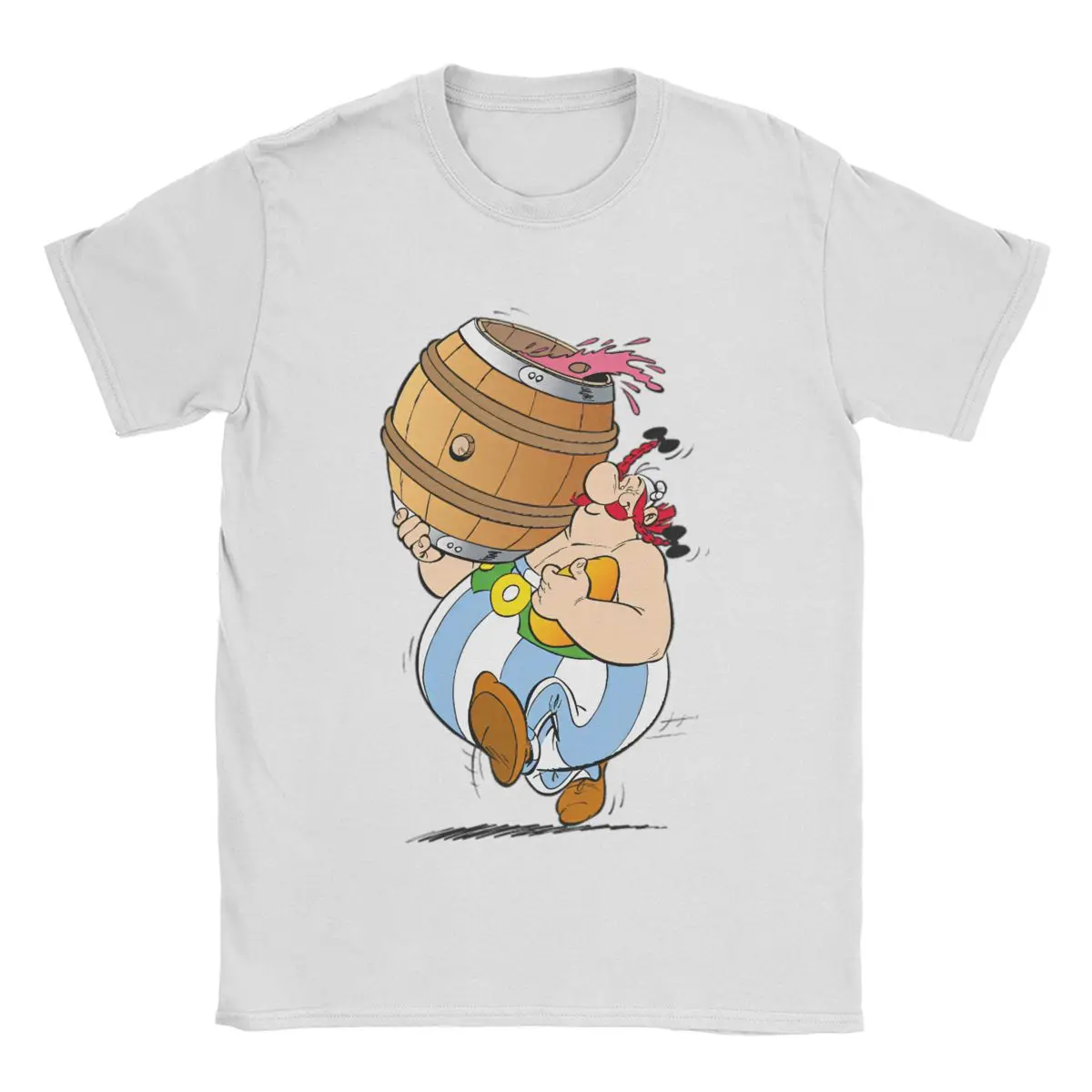 Asterixs And Obelixs Men's T Shirts Vintage Tees Short Sleeve O Neck T-Shirts Cotton 4XL 5XL 6XL Tops