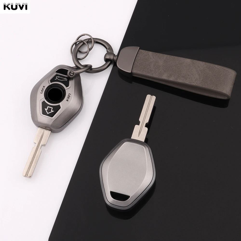 Gun Grey Neue TPU Auto Schlüssel Fall Abdeckung Shell Fob Für BMW X3 X5 Z3 Z4 3 5 7 SERIE E38 E39 E46 E83 1998-2005 Keyless Protector