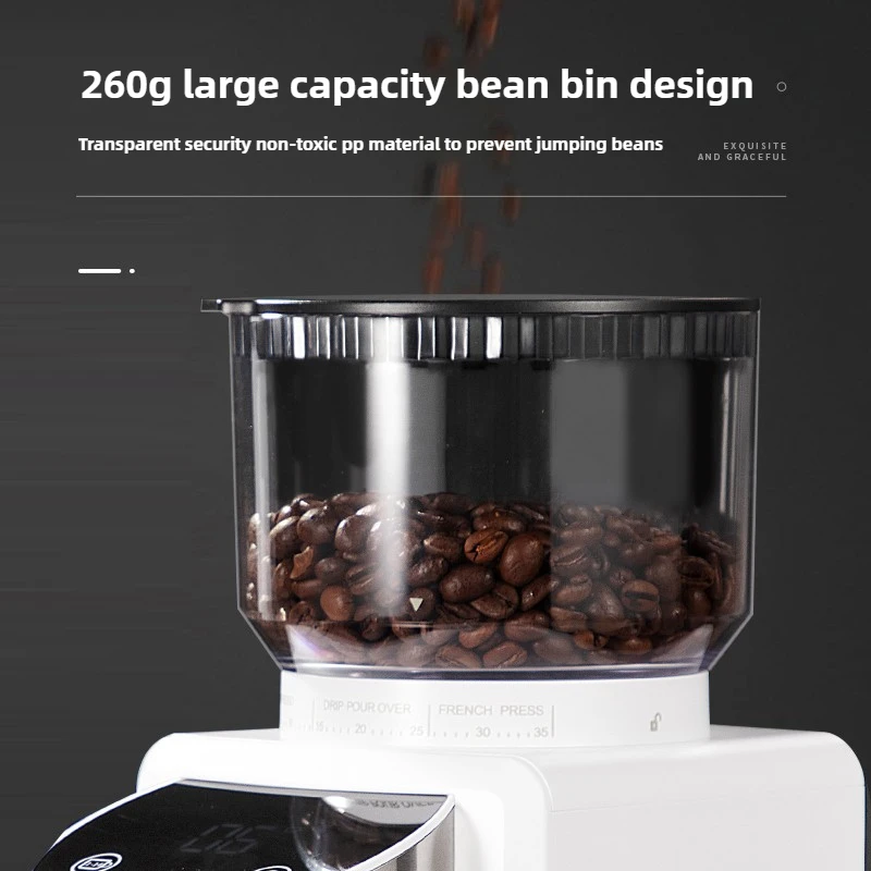 QL-M260 Coffee Bean Grinder Manual & Espresso Grinder Small Household Electric Coffee Grinder 220V