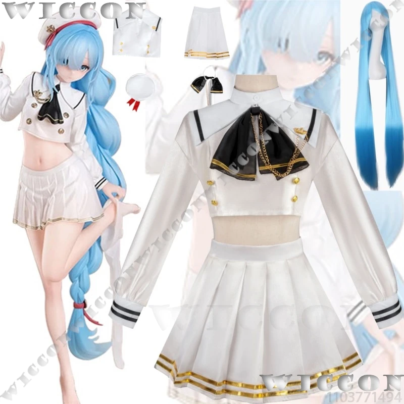 

Janus Game Blue Archive Cosplay JK School Style Lolita Dress 1.5M Wig Hat White Suit Halloween Carnival Party Girl Woman Outfit