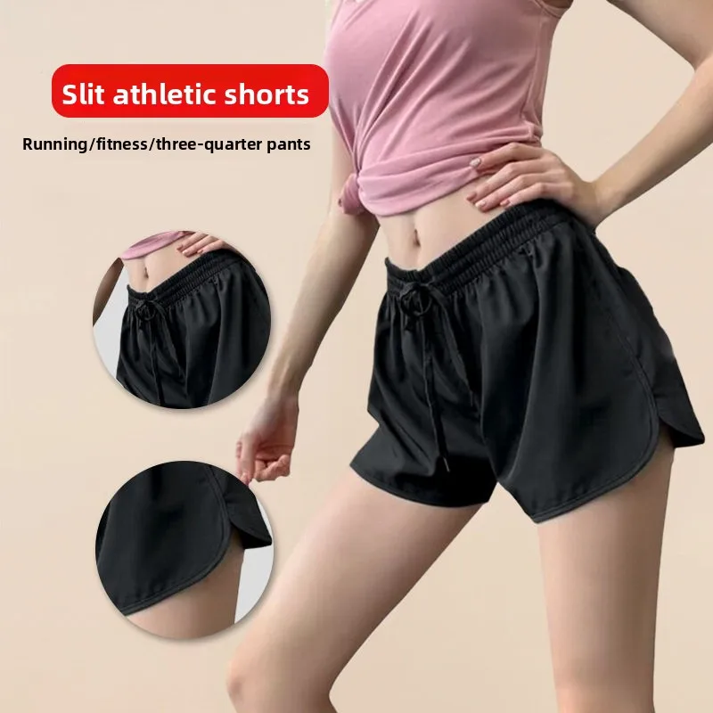 

Asian Sweet Sport Fitn Бег Свободные свободные шорты для йоги Повседневные брюки для йоги Брюки для женщин Летние тонкие эластичные брюки W...