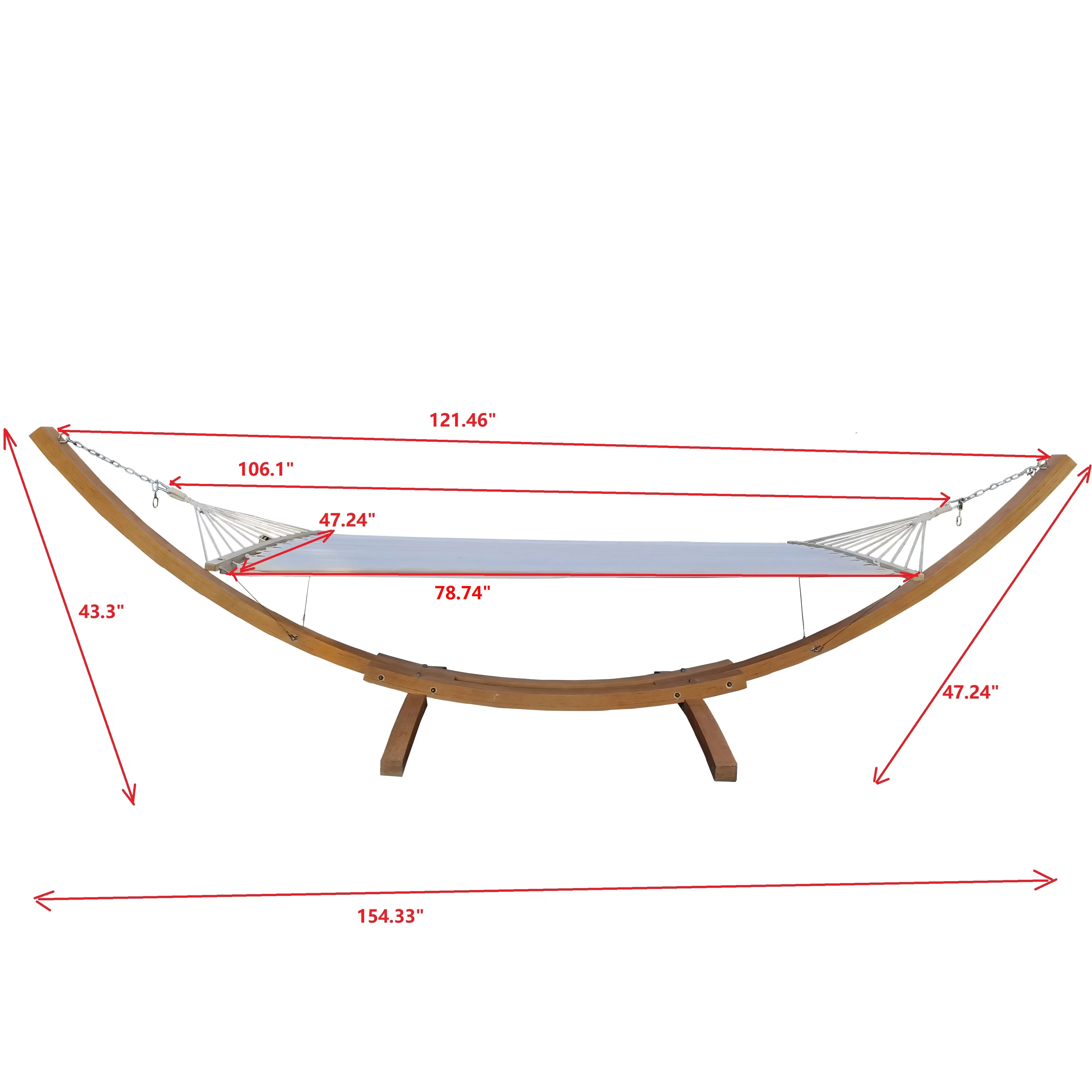 1-Person Hammock with Stand Set – Portable Outdoor, Easy Assembly, Durable Fabric, Ideal for Patios, Gardens, and Camping