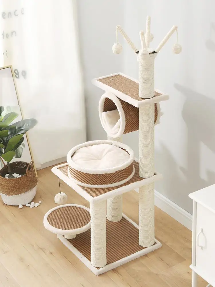 

cat furniture Solid wood cat climbing frame cat scratching cat tree cat litter Cat crawls cat scratch board