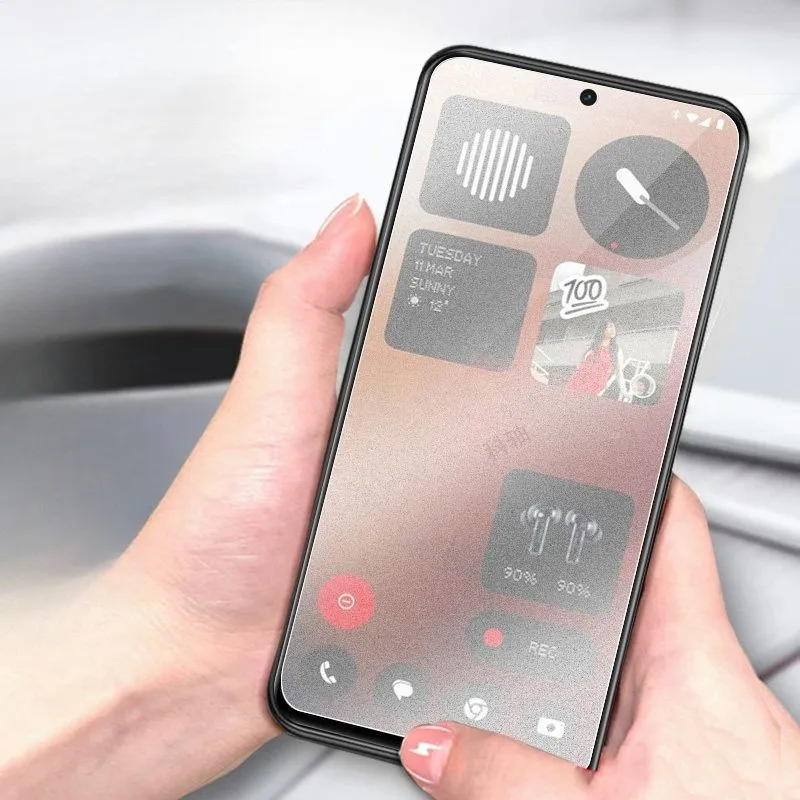 Szkło Hartowane 9H Matowe do Nothing Phone (4a) Pro, Folia Ochronna na Ekran do NothingPhone 4A 4APro, Odporna na Odciski Palców — zdjęcie produktu 3