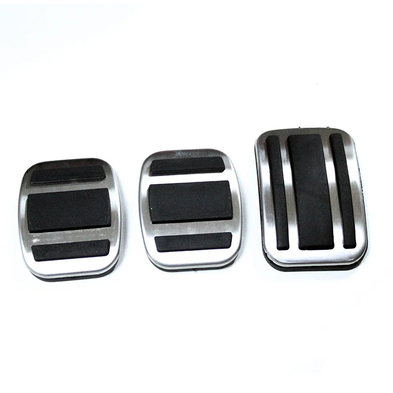 4pcs Steel Foot Pedal For Peugeot 3008 5008/GT 2017 2018 2019 LHD Accelerator Gas Fuel Brake Pedal Pads Mats Cover Accessories