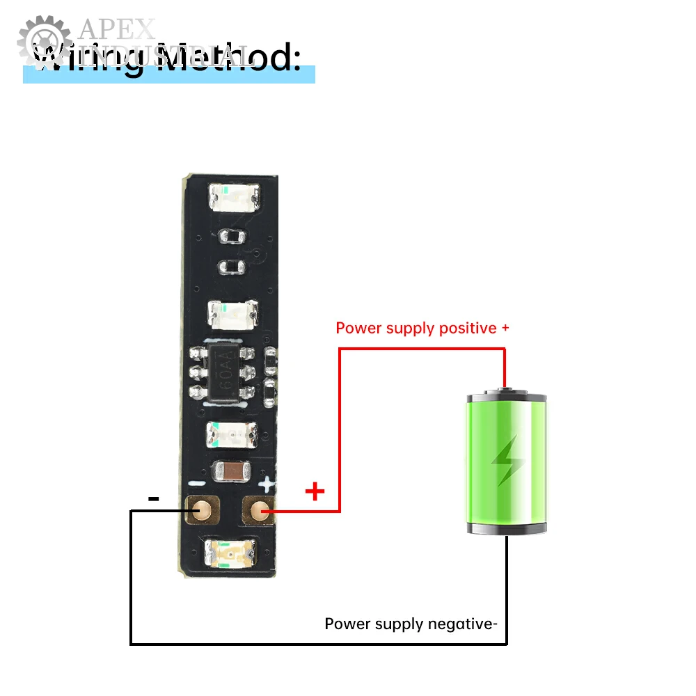 5PCS 1S Ternäre Lithium-Batterie Power Anzeige Modul Mini LED Batterie Kapazität Bord Power Display Modul 3,7-4,2 V Großhandel