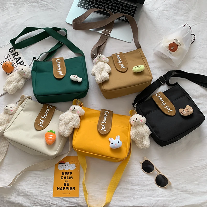 Bolsa de lona para mulheres, bolsa casual, tote ao ar livre, moda, personalidade