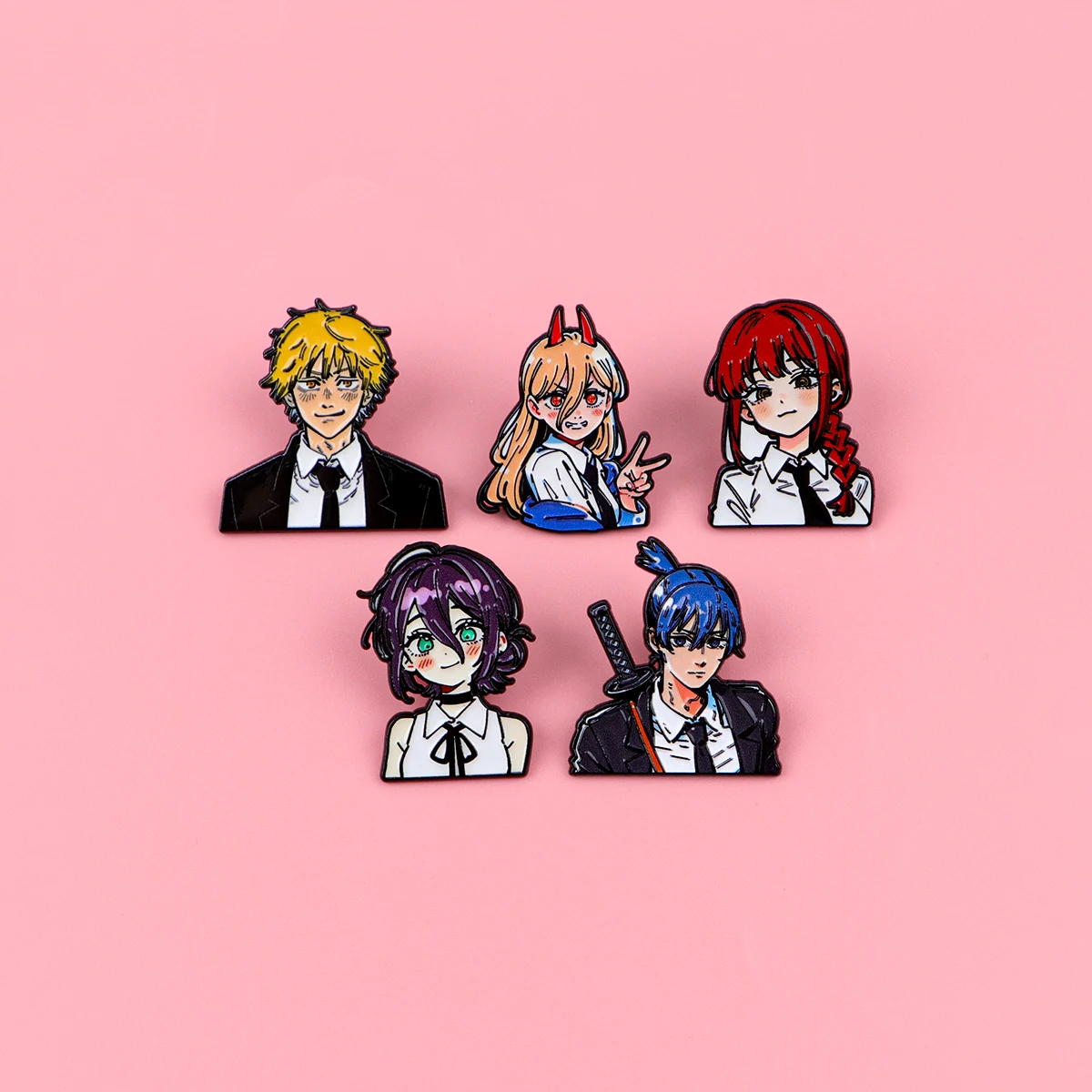 5pcs Cool Enamel Pin Set Carto - Men'S Fashion Videos 评论和价格