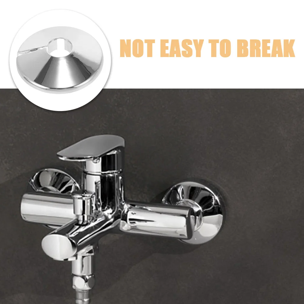 2pcs Split Flange Triangular Valve Decorative Cover Round Wall Hole Pipe Covers