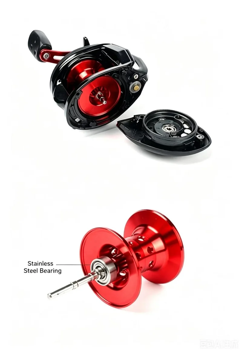 ABU GARCIA X3 Metall-Mikrotropfenrolle für Straßenangeln, Blackout, Weitwurf-Angelrolle, Anti-Explosions-Schnur, BMax Angelrolle – Detail 8