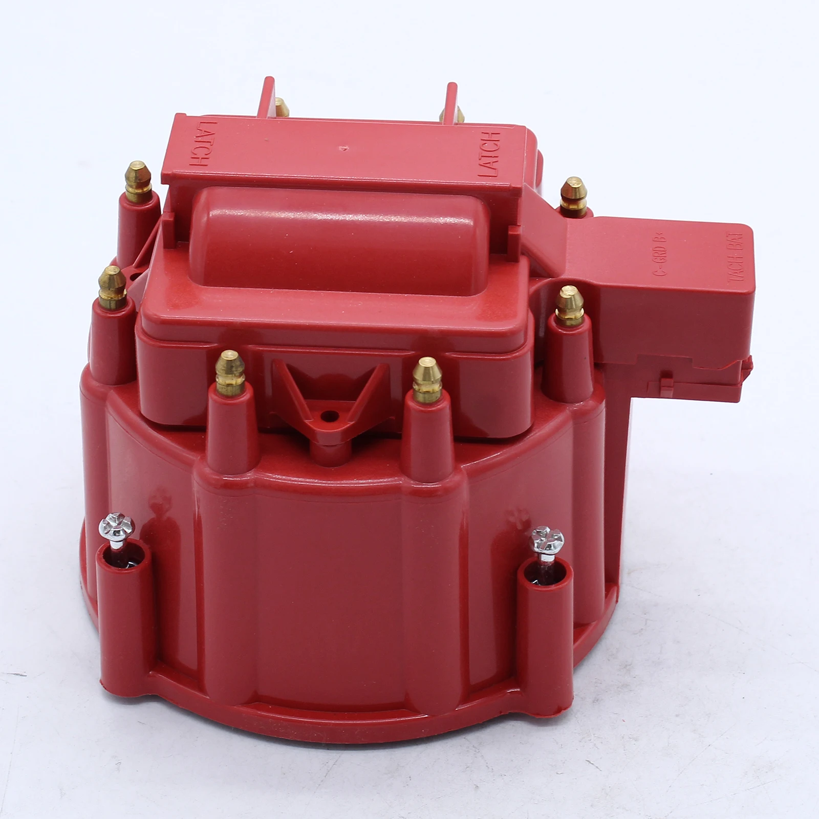 Performance Distributor Cap Rotor Coil Cover Replacement Red Aluminum Tune-up Kit for Buick Cadillac Chevy GMC V8 7.0L