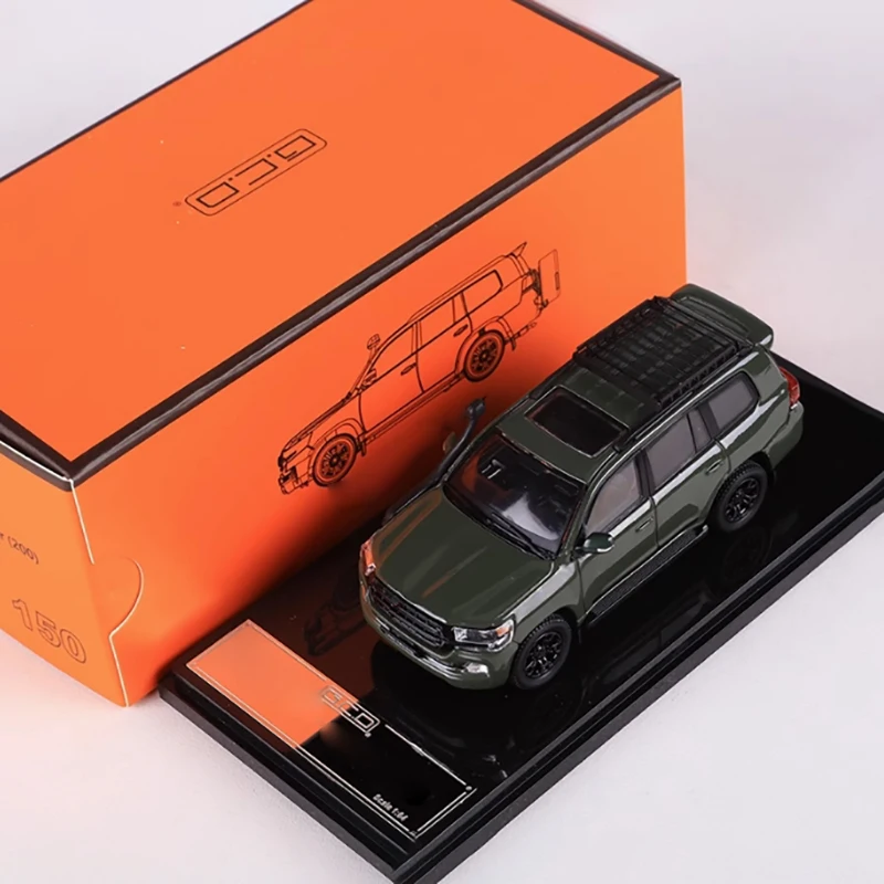 

Литой под давлением масштаб 1:64 Land Cruiser LC200 Backpack Edition, модель автомобиля из сплава, имитация готовой машины, коллекция игрушек для хобби