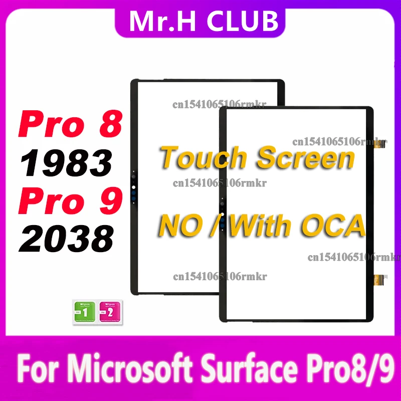 NEW Touch Screen With OCA For Microsoft Surface Pro 8 1983 Pro 9