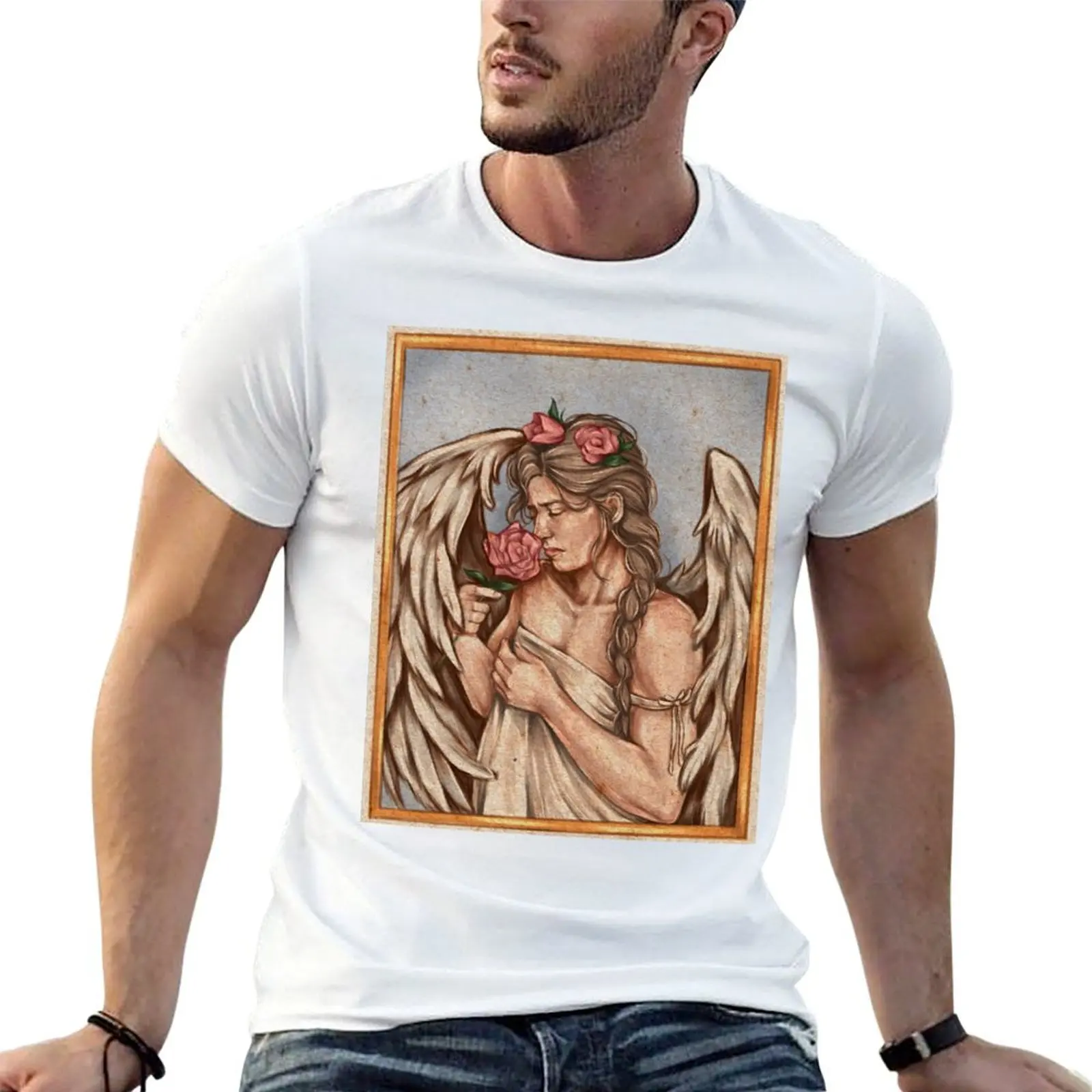 

T-Shirt for cotton man t t Anderson cotton Baby Abby heavy shirt man shirts funny Angel