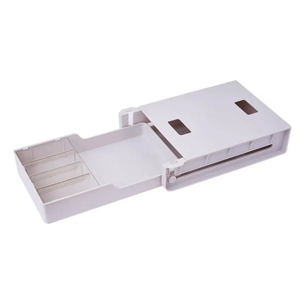 Ящики для хранения под столом, съемный выдвижной ящик, самоклеящийся под столом