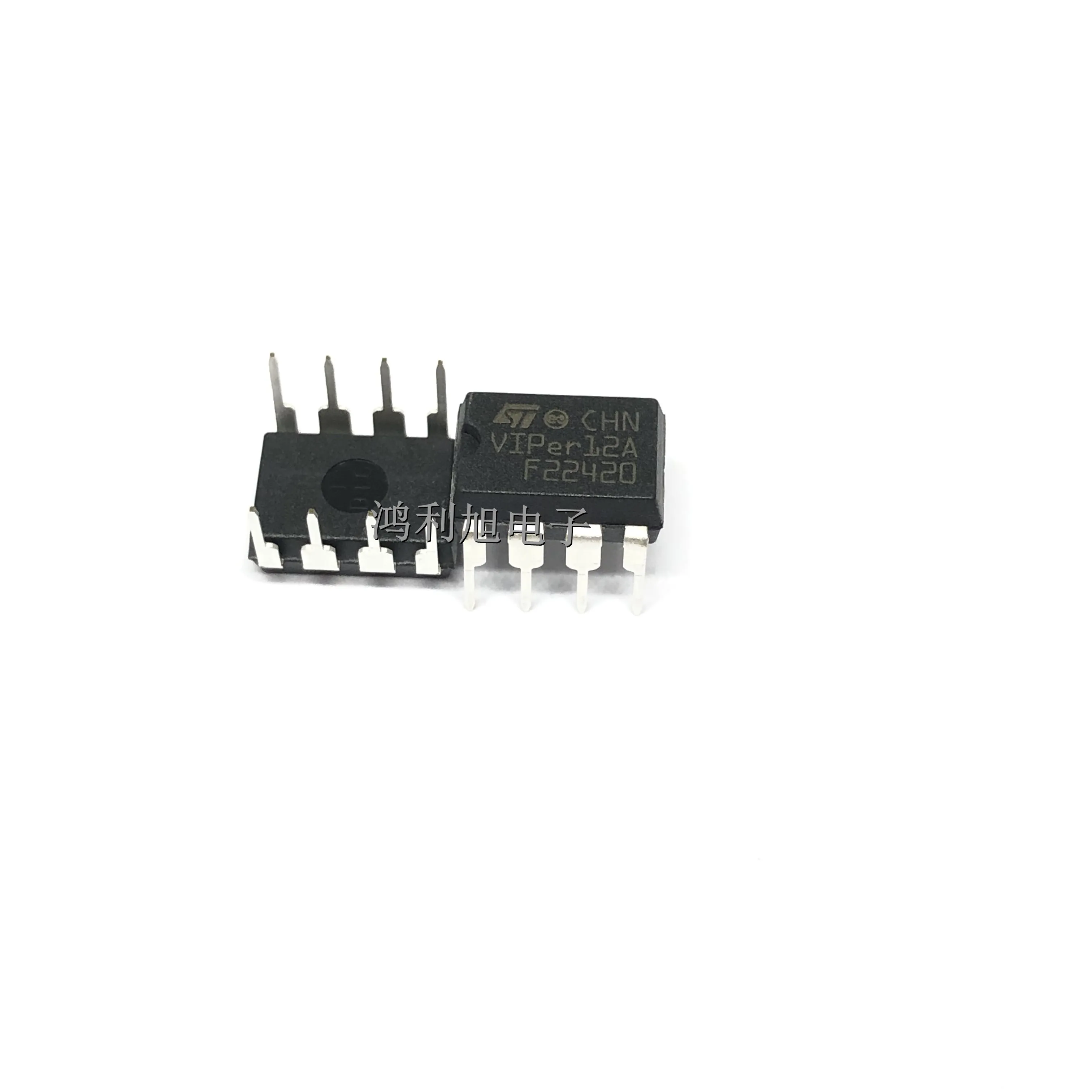 10PCS/Lot VIPER12ADIP-E VIPER12A MARKING: VIPer12A  AC to DC Switching Converter Off-Line Switcher 66kHz Tube 8-Pin PDIP