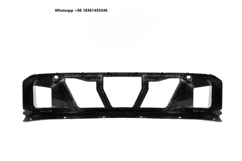 

For M2 G87 Front Bumper Car Grills SQ Black Carbon Fiber Front Grille