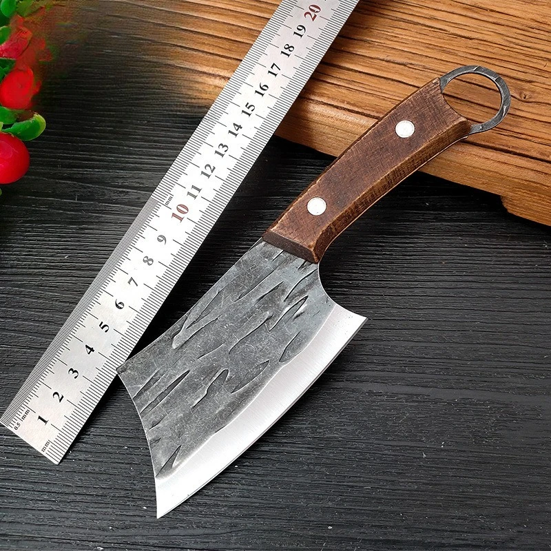 

Cleaver Knife Slicing Fish Meat Vegetables Boning Butcher Knife Stainless Steel Wooden Handle Kitchen Knives Chef Cooking Knifes