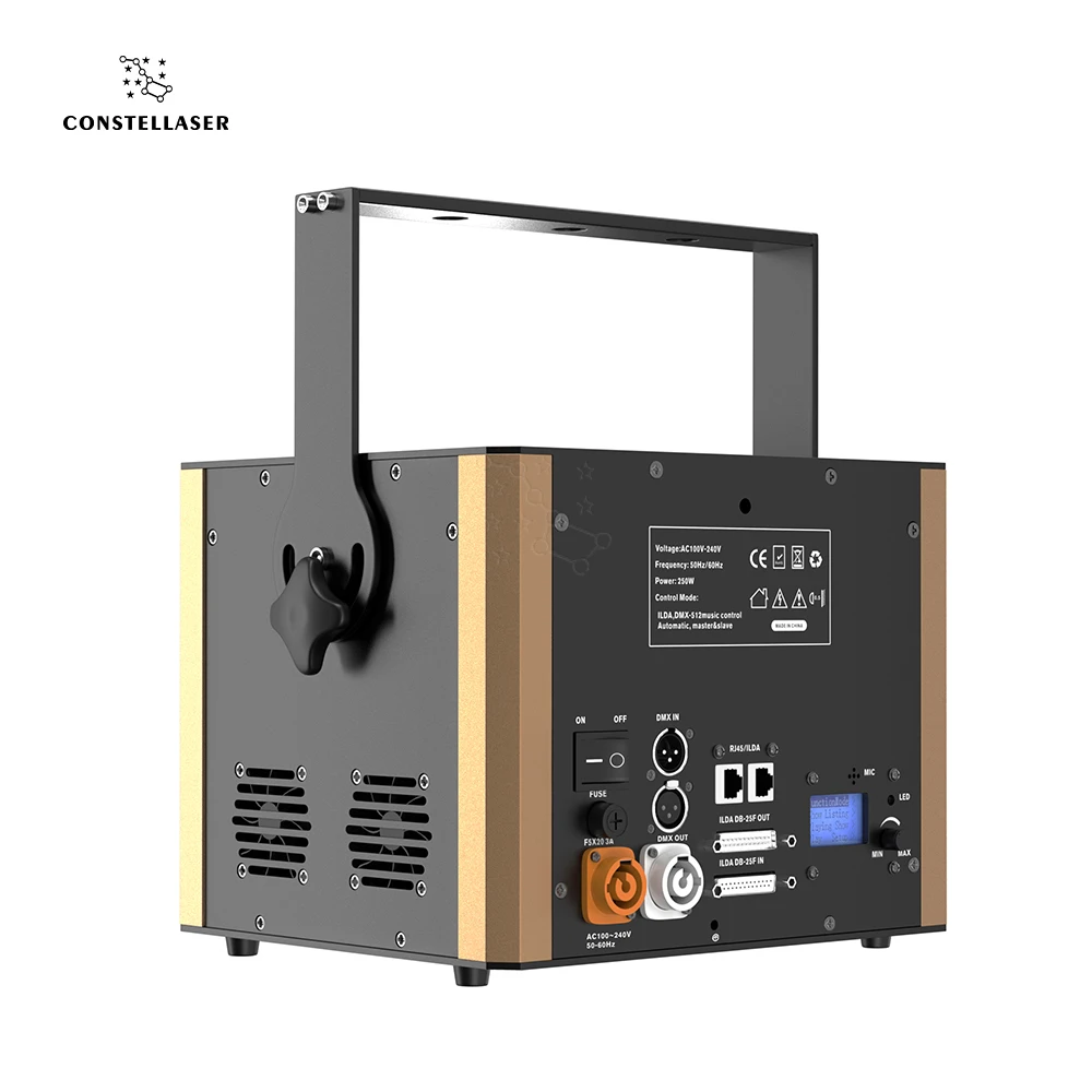 12W Effect ILDA Protocols RJ45 Network Cable Interface for DJ Professional Stage Disco Party