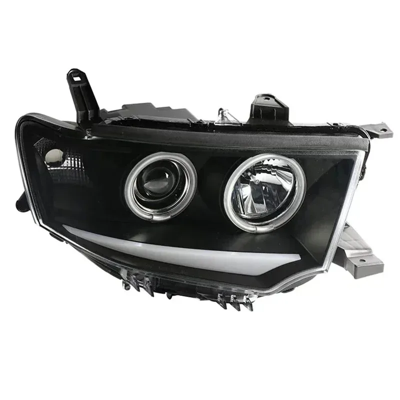 For  Pjero Sport Monter 2009-2015 Hot Headlight Assembly LED Headlight DRL Angel Bixenon Headlight Turn signal lamp