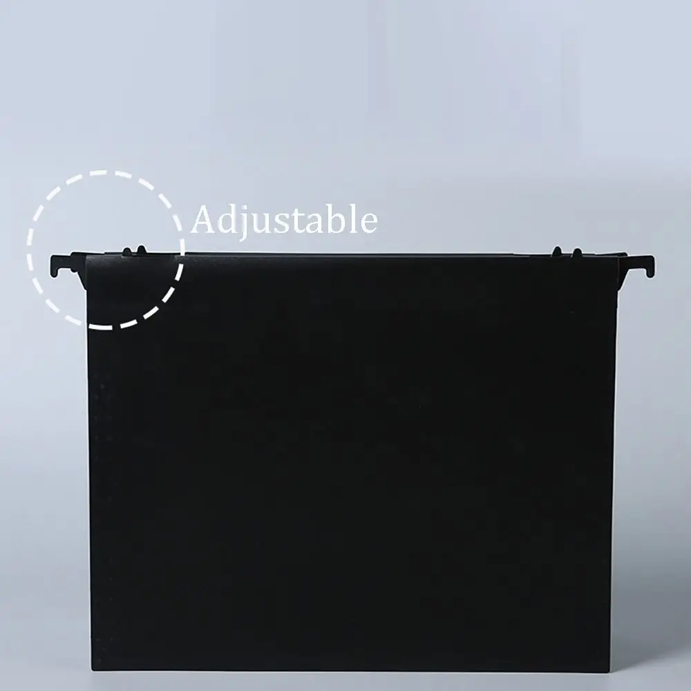 PP Hanging Folder A4 Bilateral Hook Binder Contract Clamp Side Expandable Design Waterproof Storage Booklet