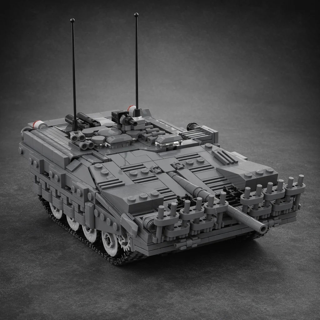 

Strv 103 S-Tank Military Building Blocks Swedish Main Battle Tank Bricks Model Kit For Adults Men Hobbyist Collection
