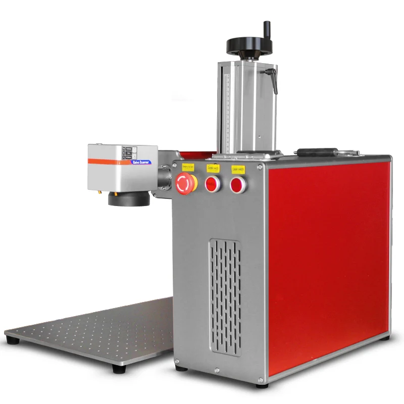 

Portable Small Fiber Laser 20w 30w 50w 100w Max Raycus JPT CNC Desktop Color Fiber Laser Marking Machine Price for Metal Sale