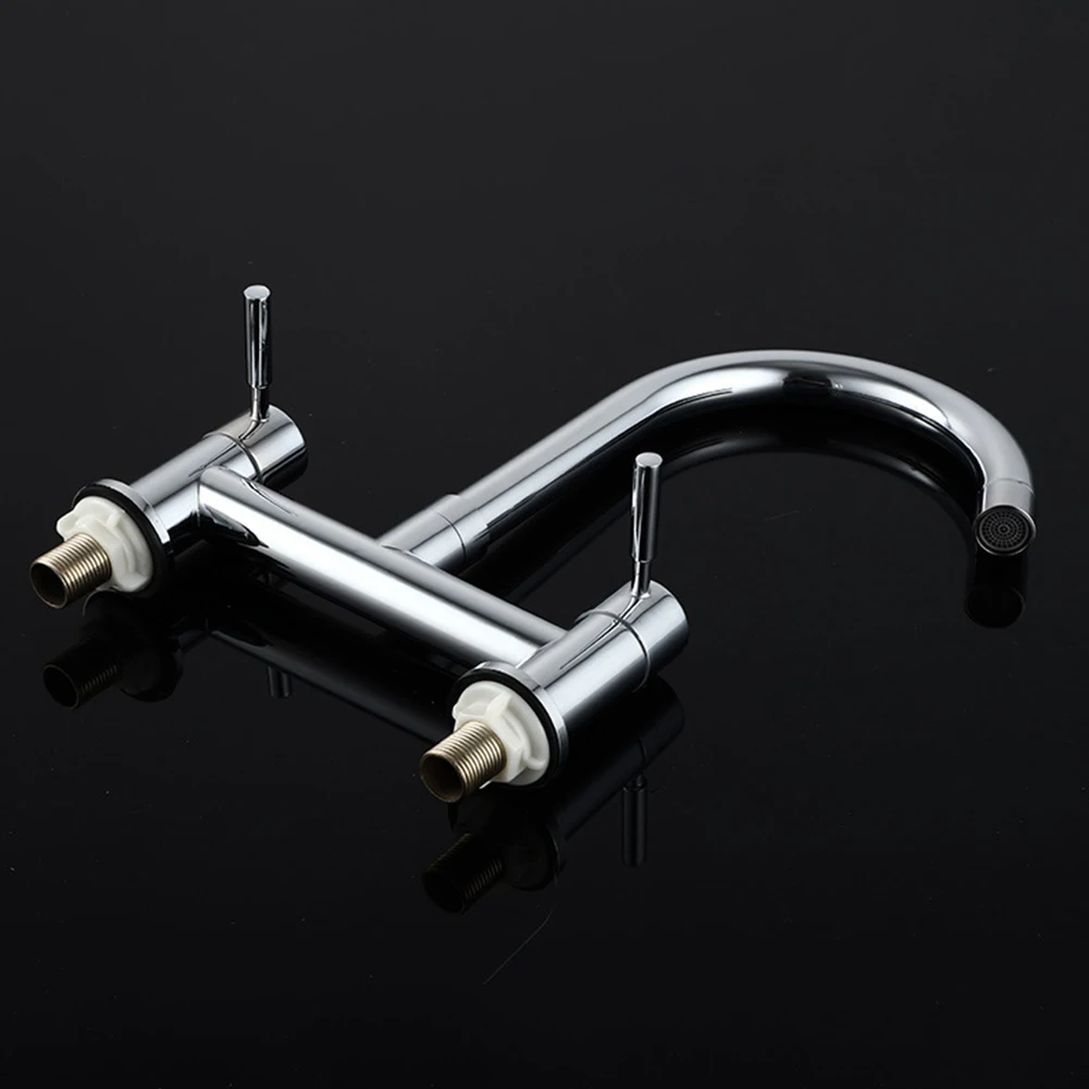 

AT44-смеситель для кухонной мойки, кухонный смеситель с 2 отверстиями, двухрычажный мостовой смеситель, центральные центры 180 мм, монтируются на палубе, 1/4 поворота, поворотный