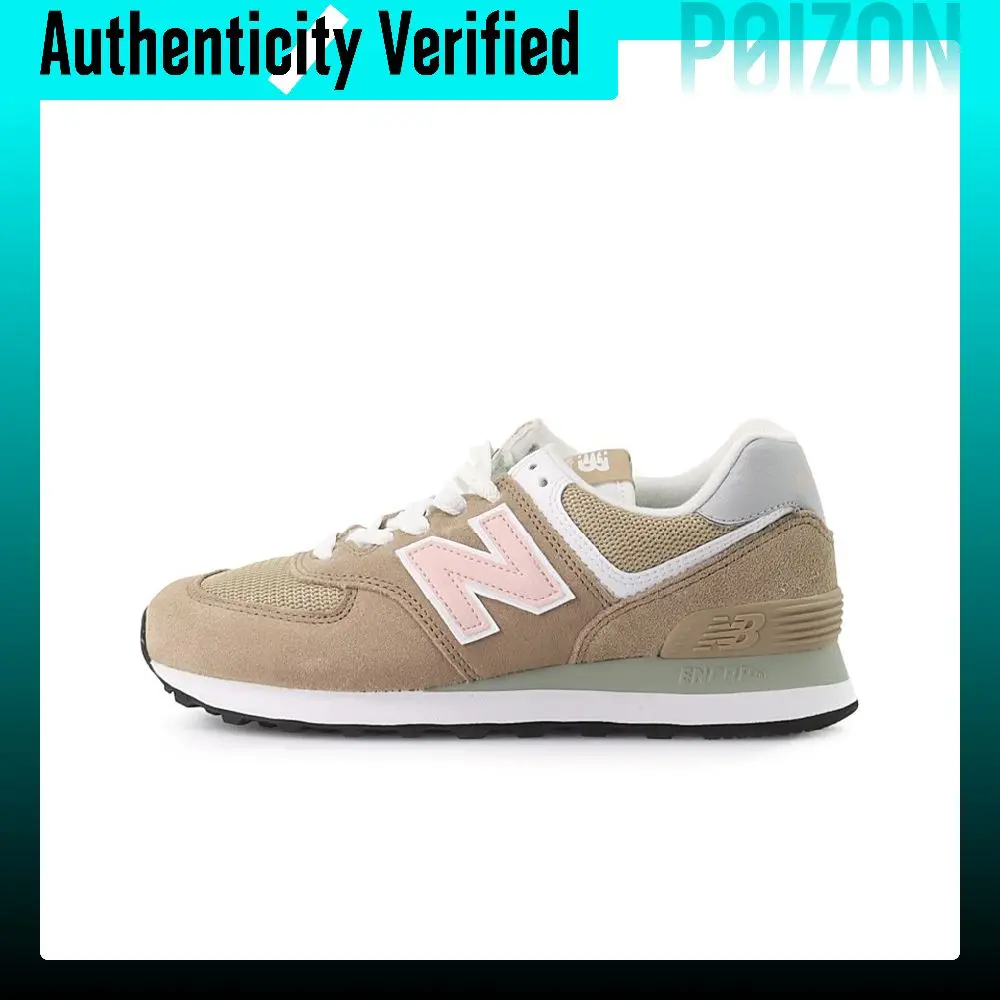 New Balance NB 574 Running Shoes Women's Low-top Yellow Brown WL574BTB