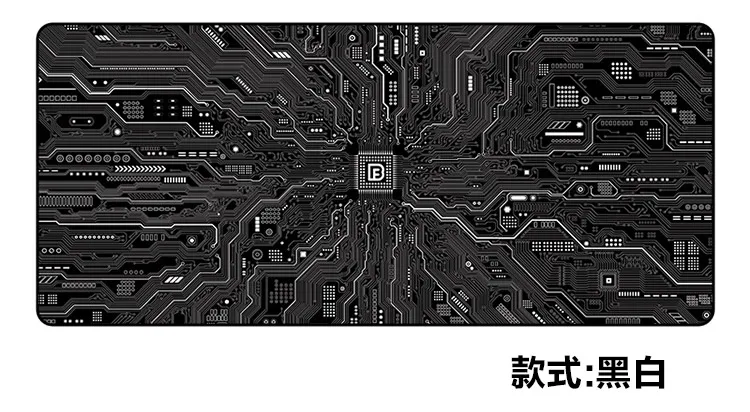 FBB Mousepad Large Size Electric Circuit Pattern Game Mouse Mat Gaming Mousepad Speed Keyboard Pads Table Carpet Gamer Deskmat