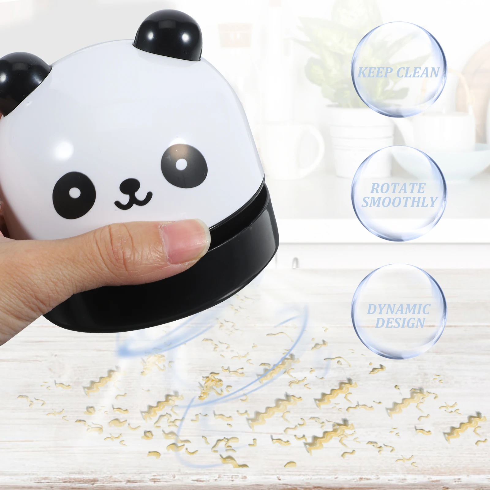 

Keyboard Cleaner Mini Desktop Portable Dust Abs Wireless Countertop Office Desks Tabletop Cleaner Low Noise Efficient