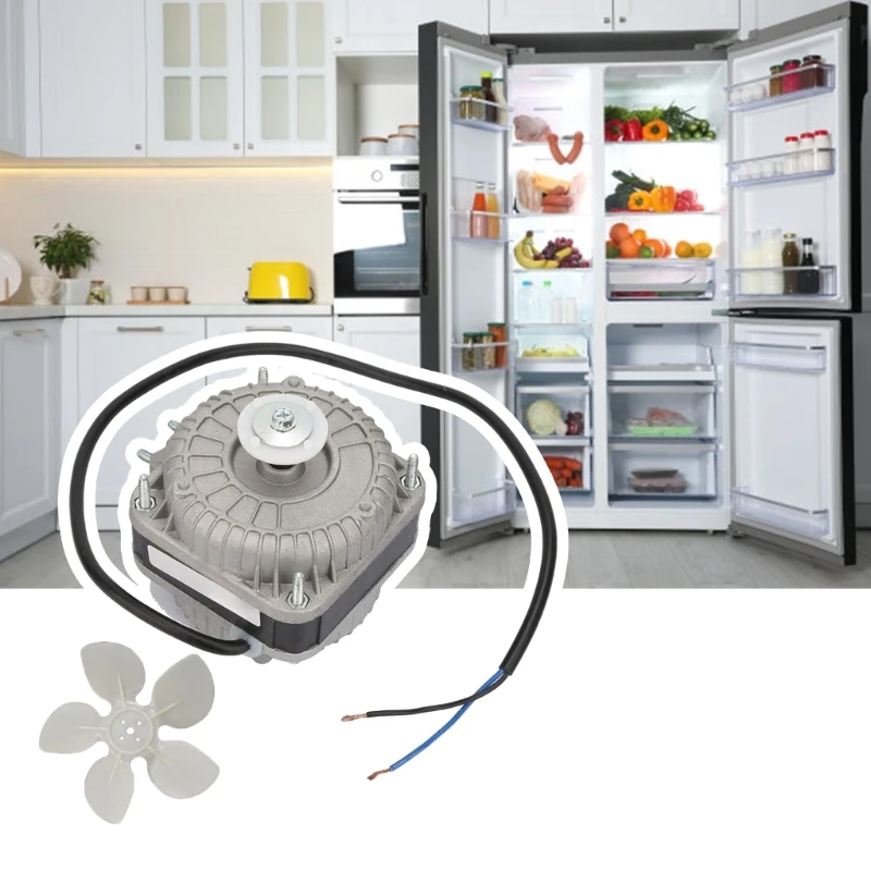 Moteur ventilateur refroidissement réfrigérateur efficace, ventilateur refroidissement à condensateur à économie