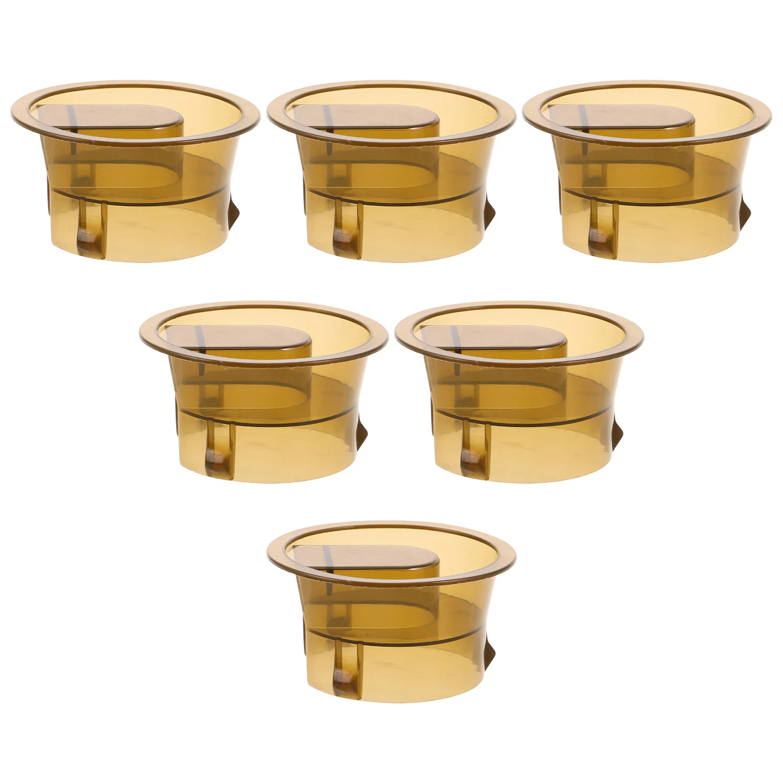 

6pcs Water Pitcher Lid Replacement For Glass Carafe Plastic Jug Universal Fit Cold Juice Hot Kettle Reusable Stoppers Covers