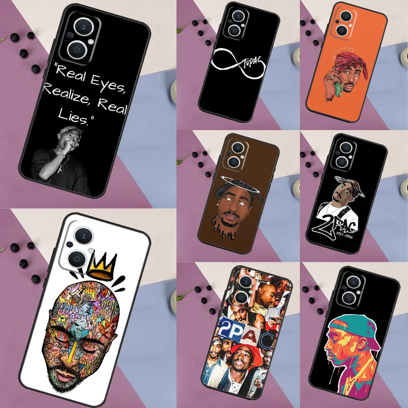 Tupac 2Pac Shakur Funda For OPPO Reno 4Z 5Z 8T 4 5 6 7 8 Lite 10 Pro OPPO Find X2 Lite X3 Neo X5 X6 Pro Case