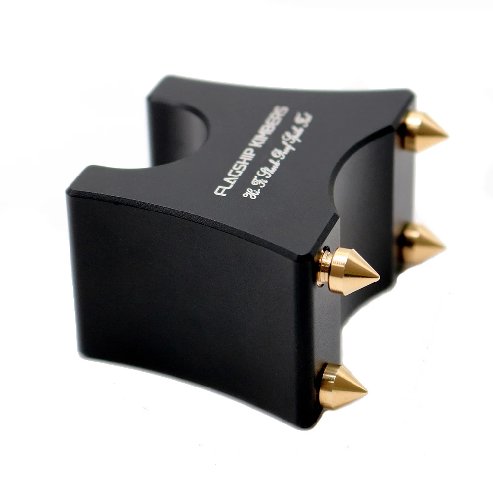 4pcs New Cable Tray HIFI Hold Speaker Power Wire Tray Stand Feet Spike Support Frame Aluminum Trailing Pad Absorber Audio Spikes - Image 6