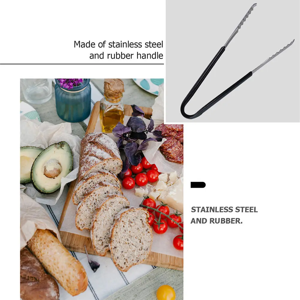 

2Pcs Stainless Steel Food Tongs Ice Tong Heat Resistant Rust Resistant Serving Tongs for Kitchen Barbecue Bar Buffet Sugar Cube