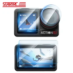 STARTRC For DJI Action 5 Pro Lens Protector HD 9H Screen Tempered Glass Film For DJI Osmo Action 5 Pro Camera Accessories