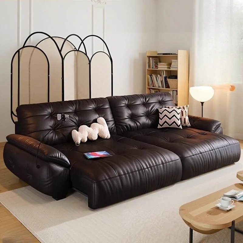 

Extendable Italian Electric Recliner Sofa Classic Minimalist Lazy Electric Recliner Sofa Modern Bankstel Woonkamer Furniture