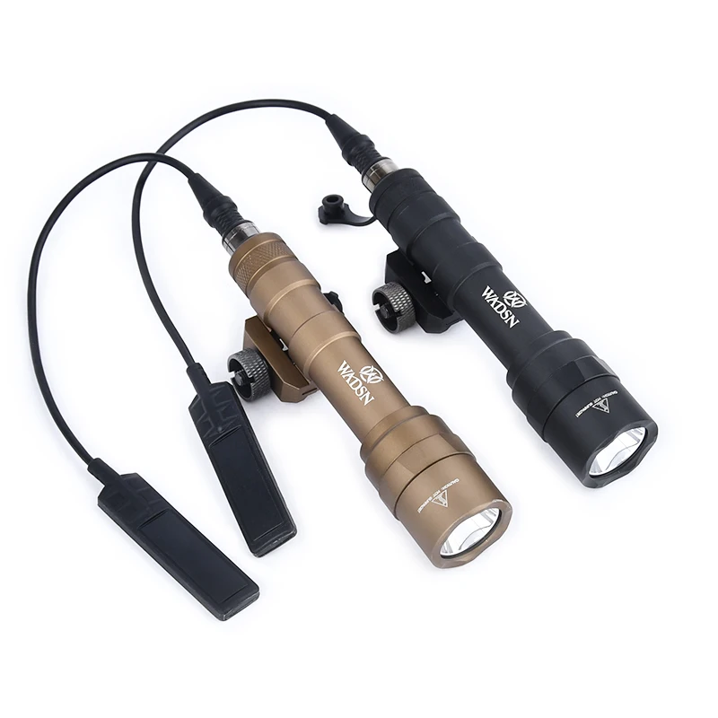 WADSN M600U Tactical LED Flashlight Pistol accesories 800Lumens High Power Mini Scout Light Weapon Hunting camping equipment