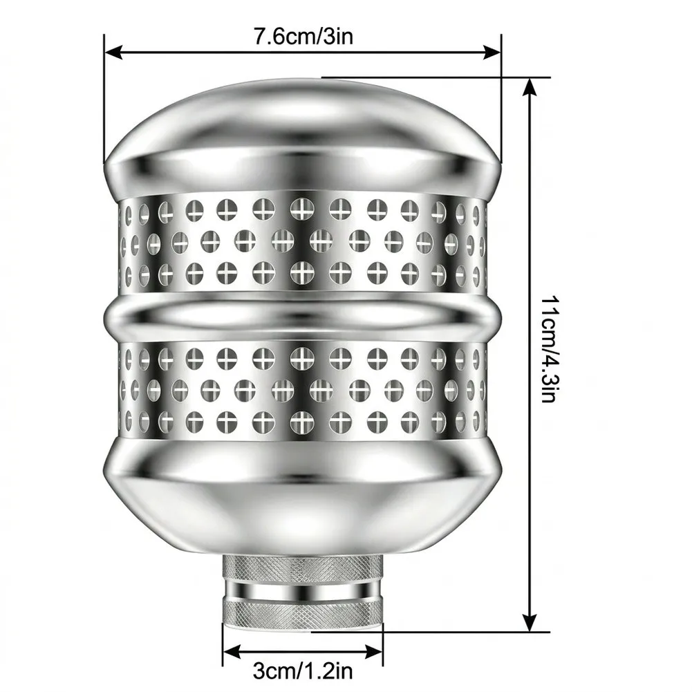 Small Garden Irrigation Metal Bubbler Sprinkler Filter Balls Included Sturdy Aluminum Construction Even Water Distribution