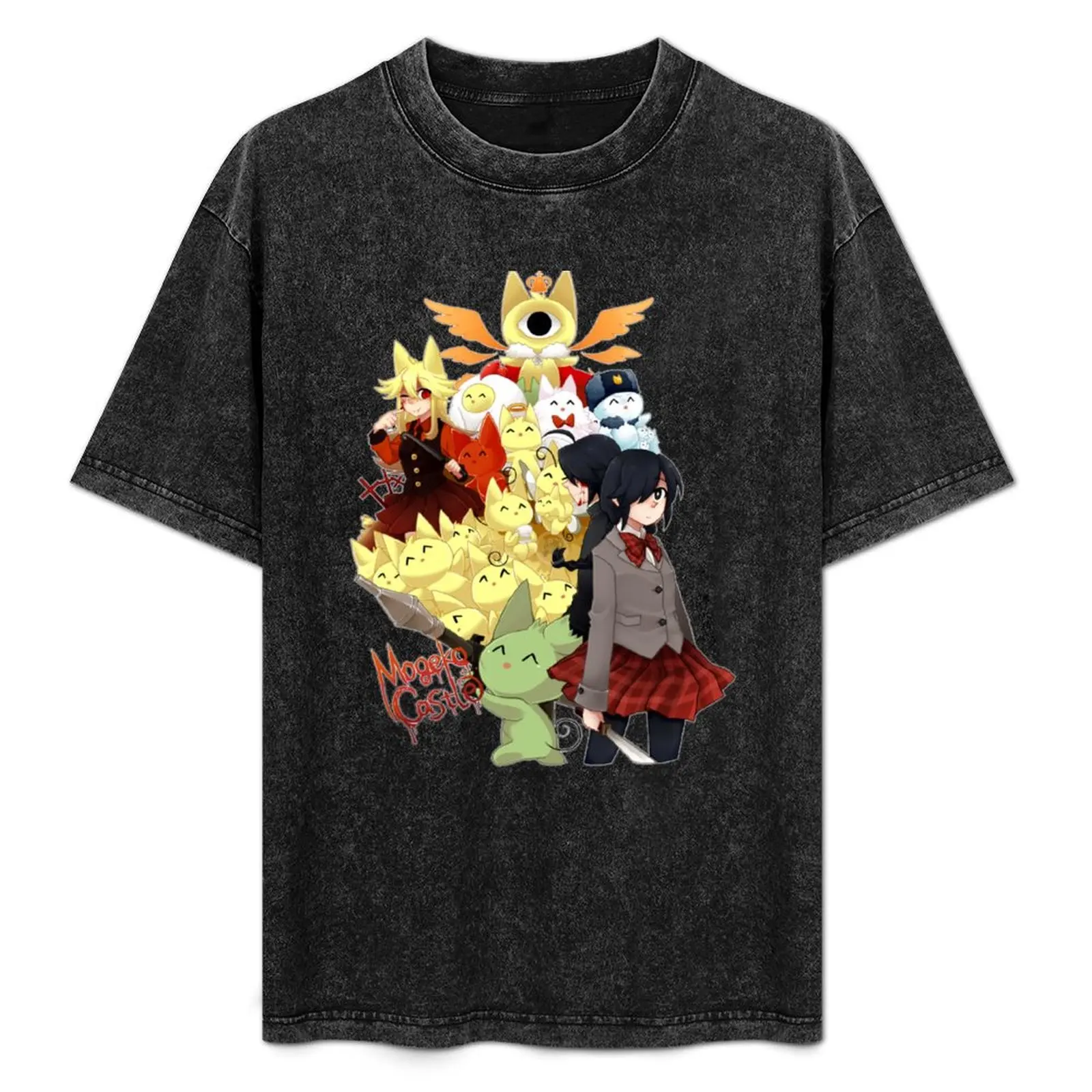 Welcome to the Mogeko Castle! T-Shirt plain blacks animal prinfor boys men clothes