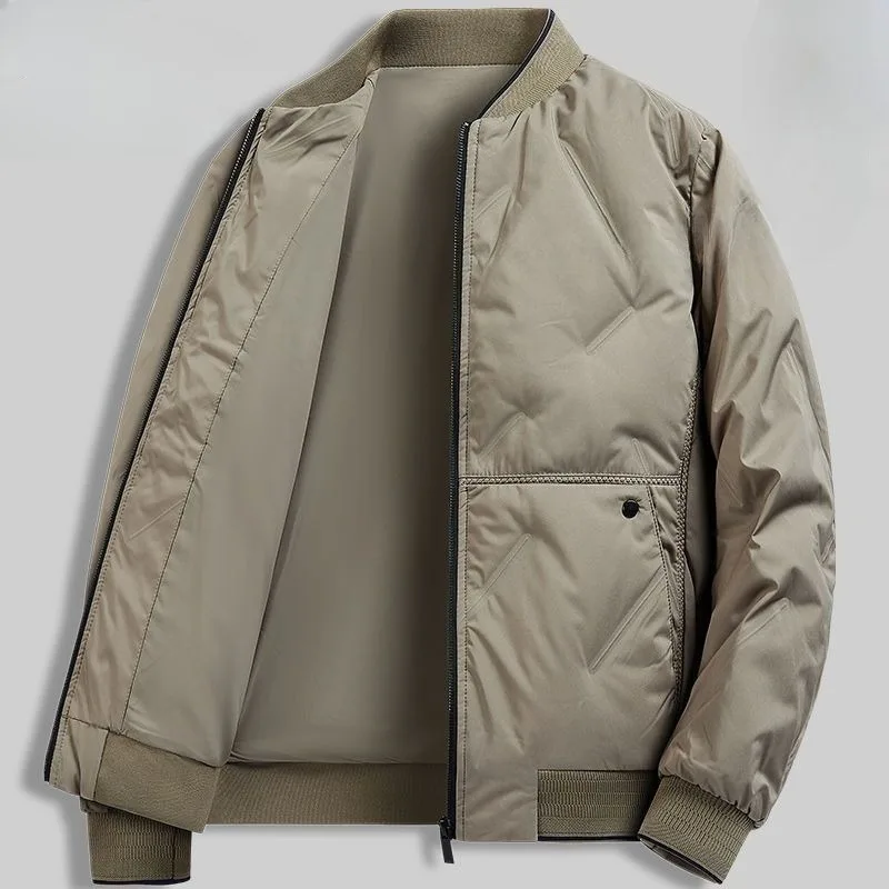 

Down Cotton-padded Jacket for Men in Winter, Fashionable, Casual and Warm, Large-sized Thick Cotton-padded Jacket for Baseball