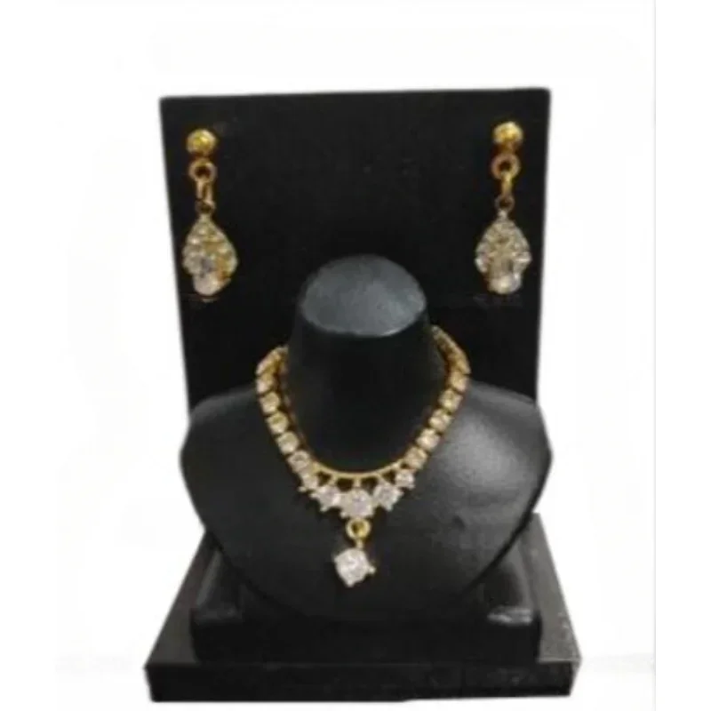 Need 15 days process time LX574 Handmade Toy earrings necklace Crystal diamond accessories for your 1/6 30cm babi fr fr2 doll