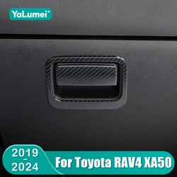 For Toyota RAV4 XA50 2019 2020 2021 2022 2023 2024 RAV 4 Hybrid Car Co-pilot Storage Box Handle Bowl Cover Trim Accessories