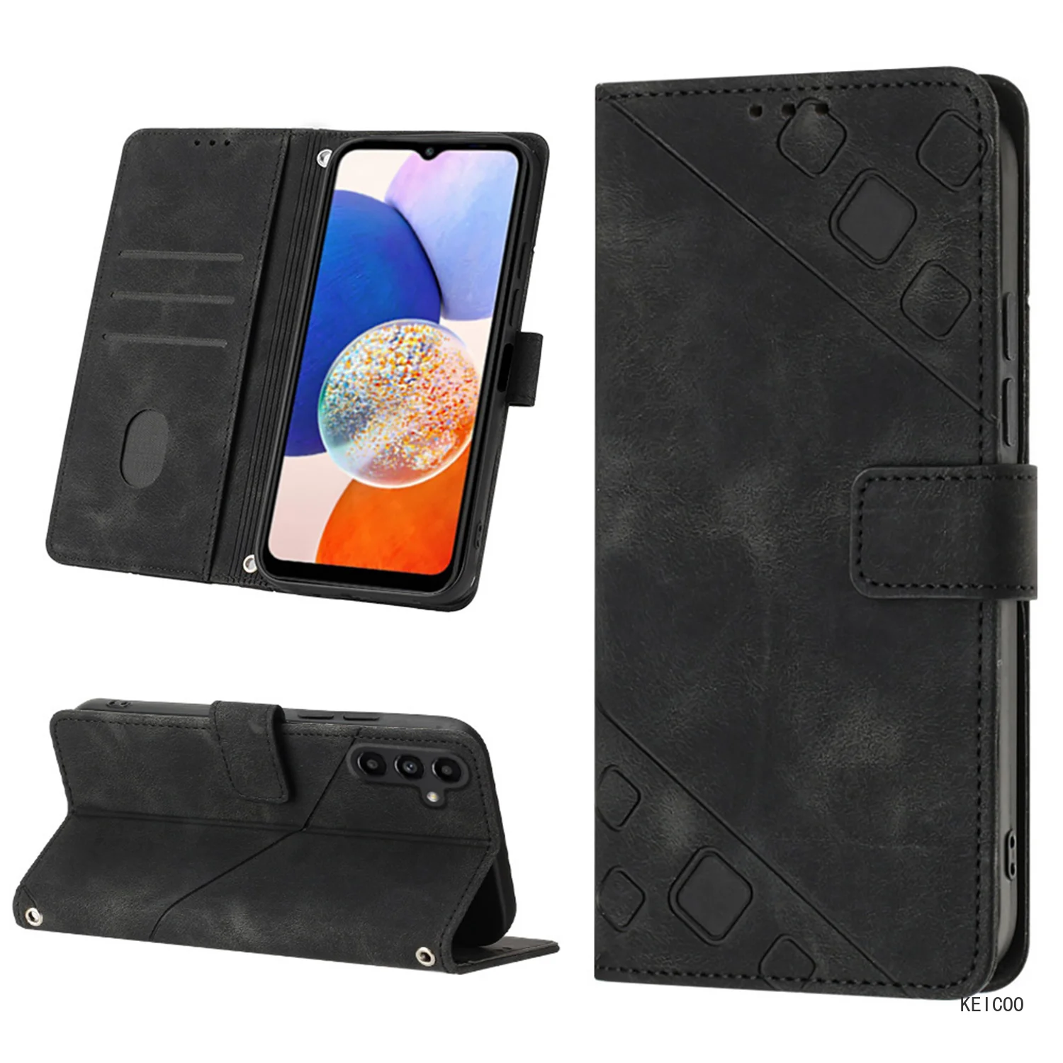 Leather Cover For Samsung Galaxy A25 A24 A14 A13 A 25 24 S23 FE 5G SM GalaxyA24 A245F A245M Flip Cover Carf Slot Wallet Clip