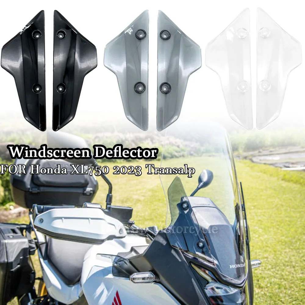 

FOR Honda XL750 2023 Transalp Motorcycle Accessories Black/Smoke/Transparent Fairing Deflector Windscreen Deflector