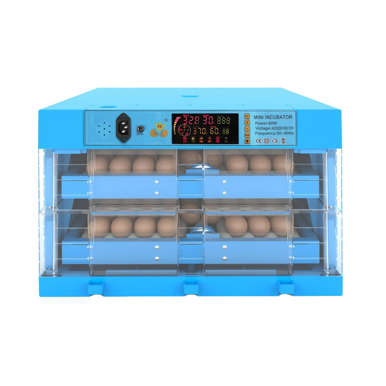 2024 4 Layers 256 Capacity Hatching Machine Egg Incubator for Poultry Chicken Birds